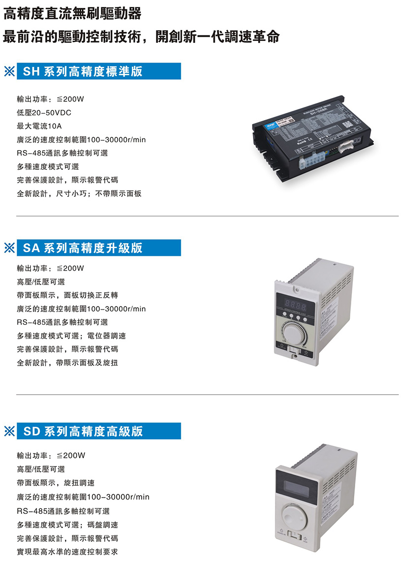高精密直流無刷驅(qū)動器