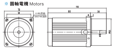15W中間齒輪箱尺寸